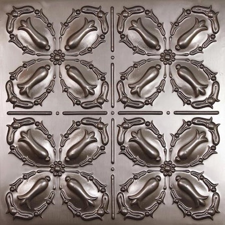 Ceilume Orleans 2ft x 2ft Tin Ceiling Tile V3-ORLEAN-22PBR